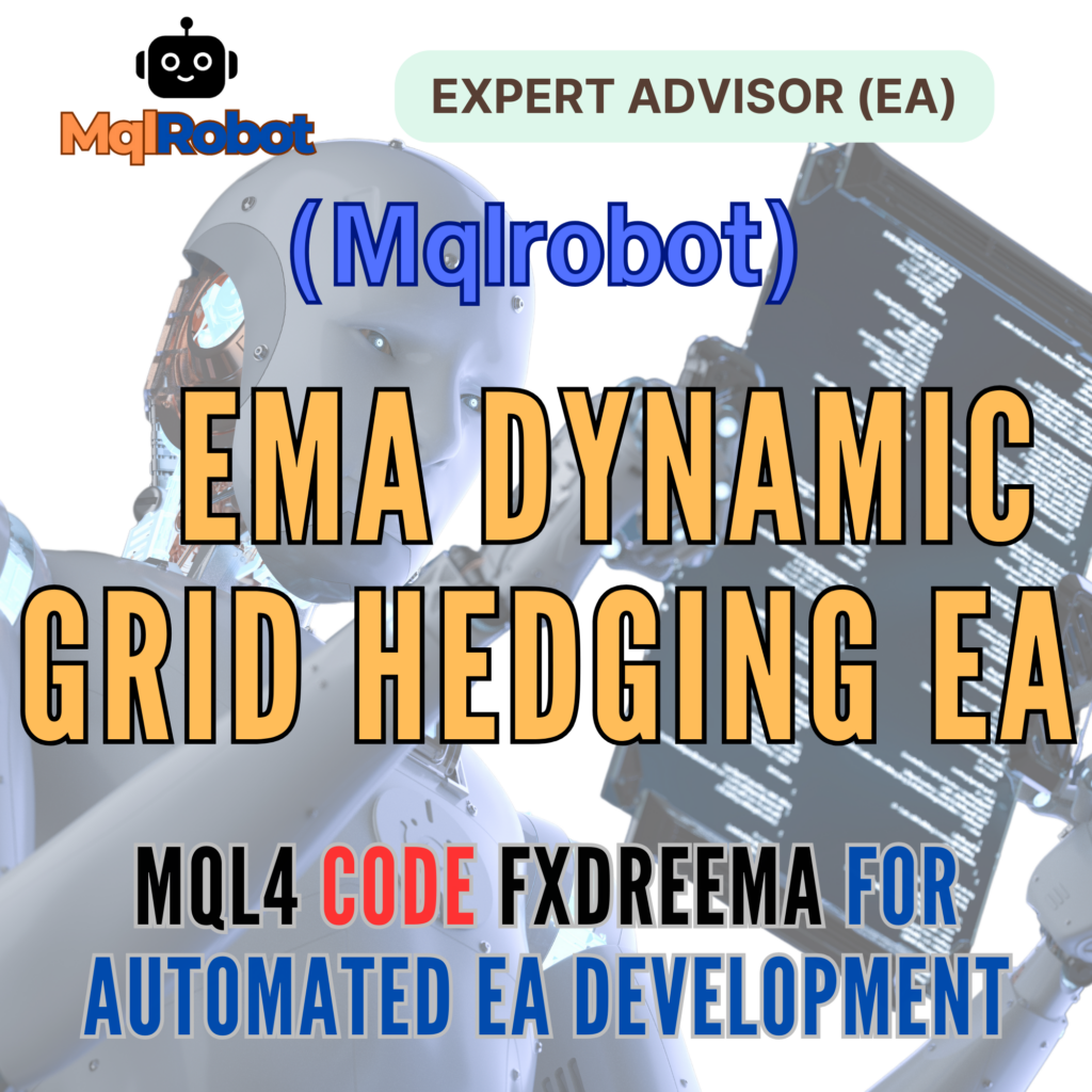 (Mqlrobot) EMA Dynamic Grid Hedging EA_MQL4: EA อัตโนมัติสำหรับเทรดตามแนวโน้ม โดยใช้ EMA, Grid Trading และระบบ Hedging