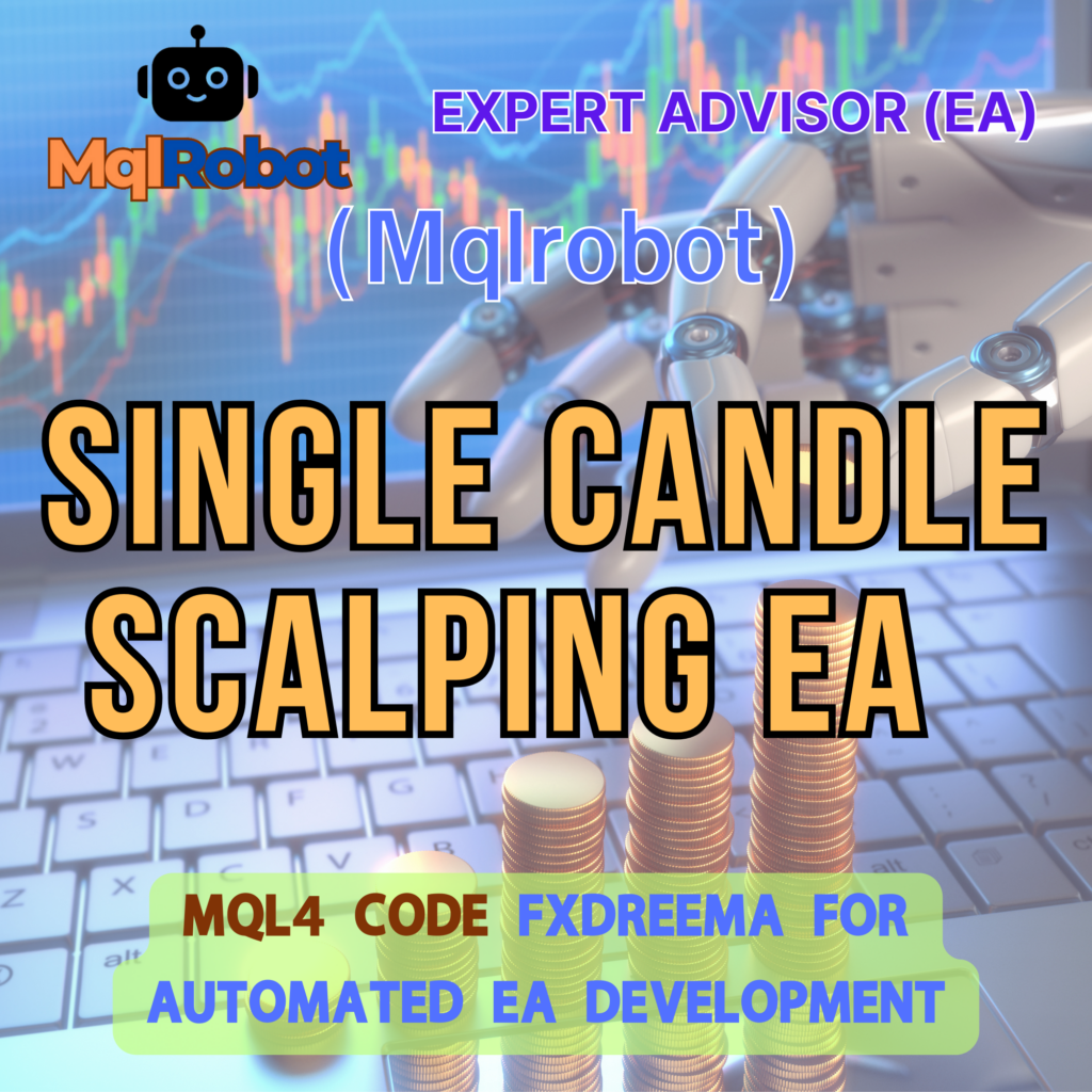 (Mqlrobot) Single Candle Scalping EA_MQL4: EA ที่เทรดแบบ Scalping โดยใช้ แท่งเทียนเดี่ยว (Single Candle Strategy) เพื่อตรวจจับโอกาสในการเข้าออเดอร์ที่มีประสิทธิภาพ