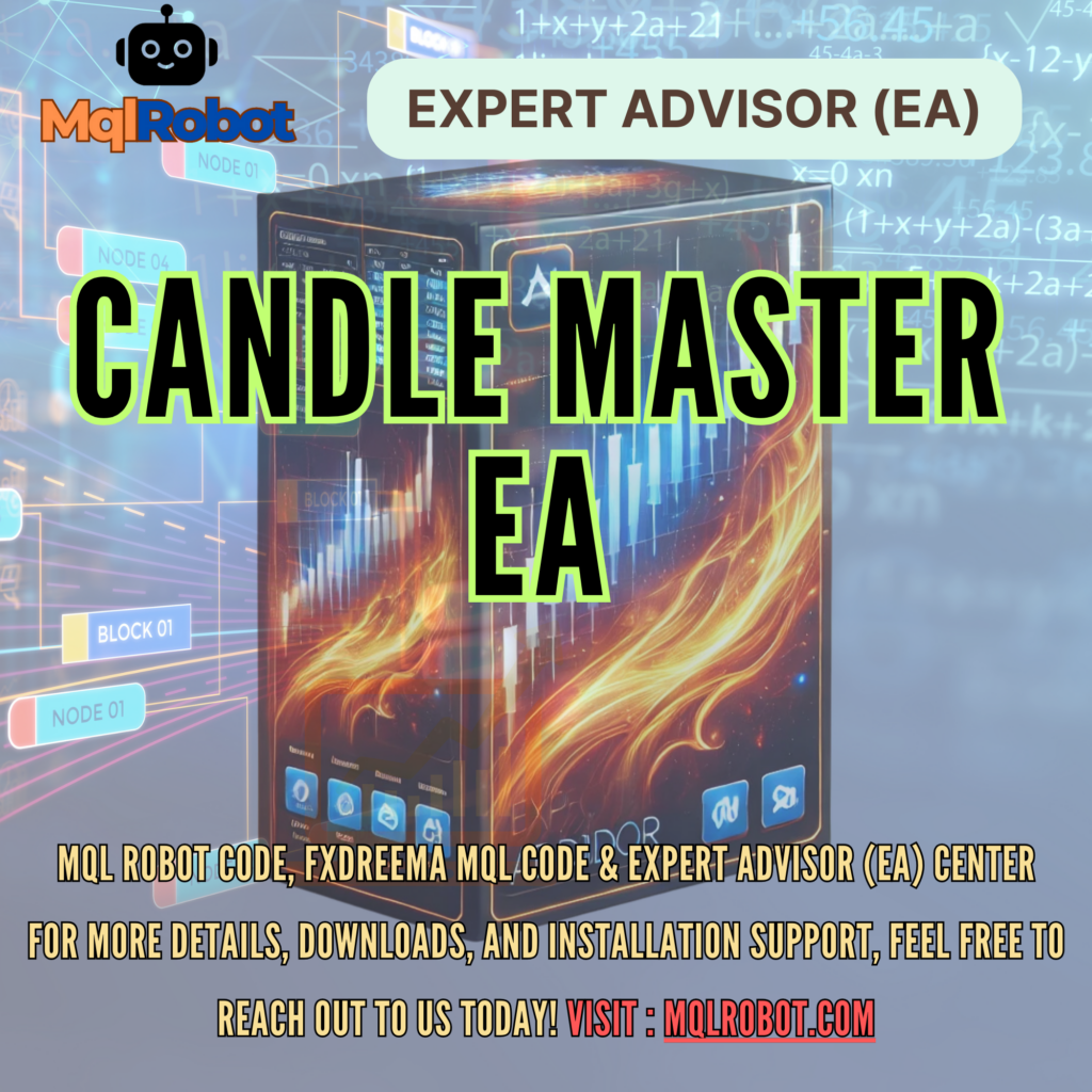 Candle Master EA, Automated Trading, MQL4, Expert Advisor (EA), Price Action, Dynamic Martingale, ATR, ADX, Stochastic, Autolot System, EURUSD