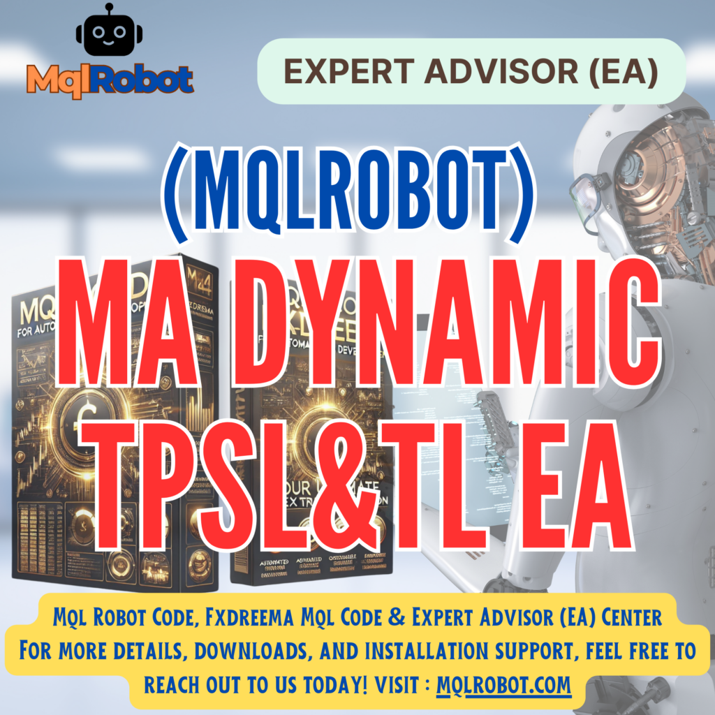 Automated Trading, MQL4, Expert Advisor (EA), Source Code, Trend Follow, Moving Average, Dynamic Trailing Stop, Forex Trading, EURUSD, ATR
