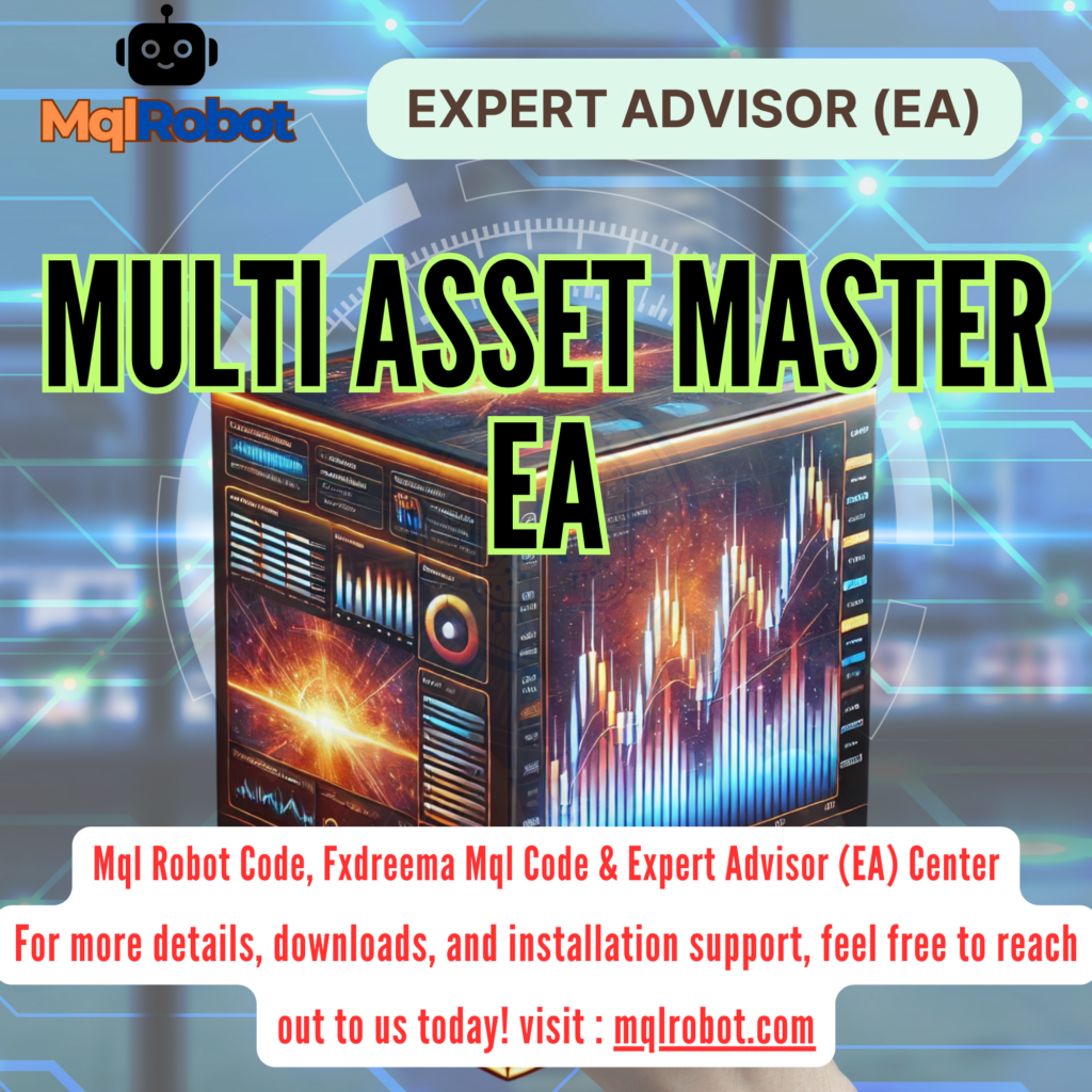 Multi Asset Master EA, MQL4, Expert Advisor, Forex Trading, Crypto Trading, MetaTrader 4, Automated Trading, Time Filter, Custom MQL Code, Risk Management