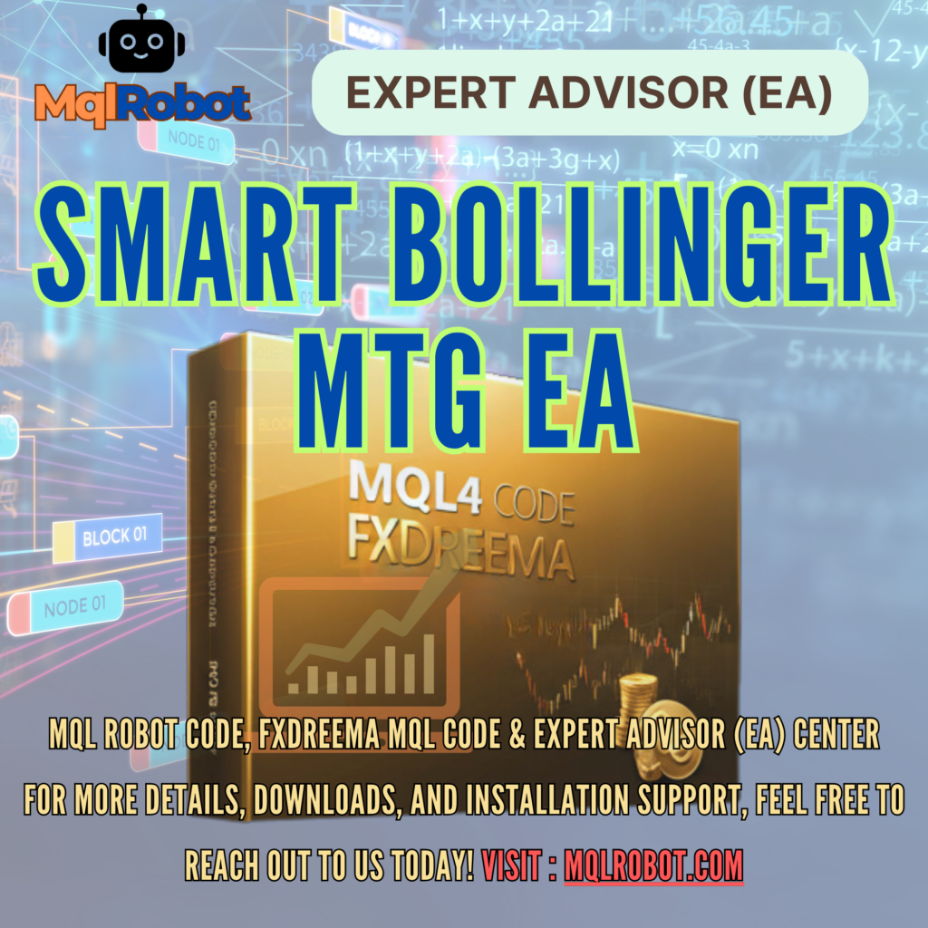 Smart Bollinger MTG EA, Automated Trading, MQL4, Expert Advisor (EA), Bollinger Band, MACD, Dynamic Martingale, Pending Order, Autolot System, EURUSD, Forex Trading