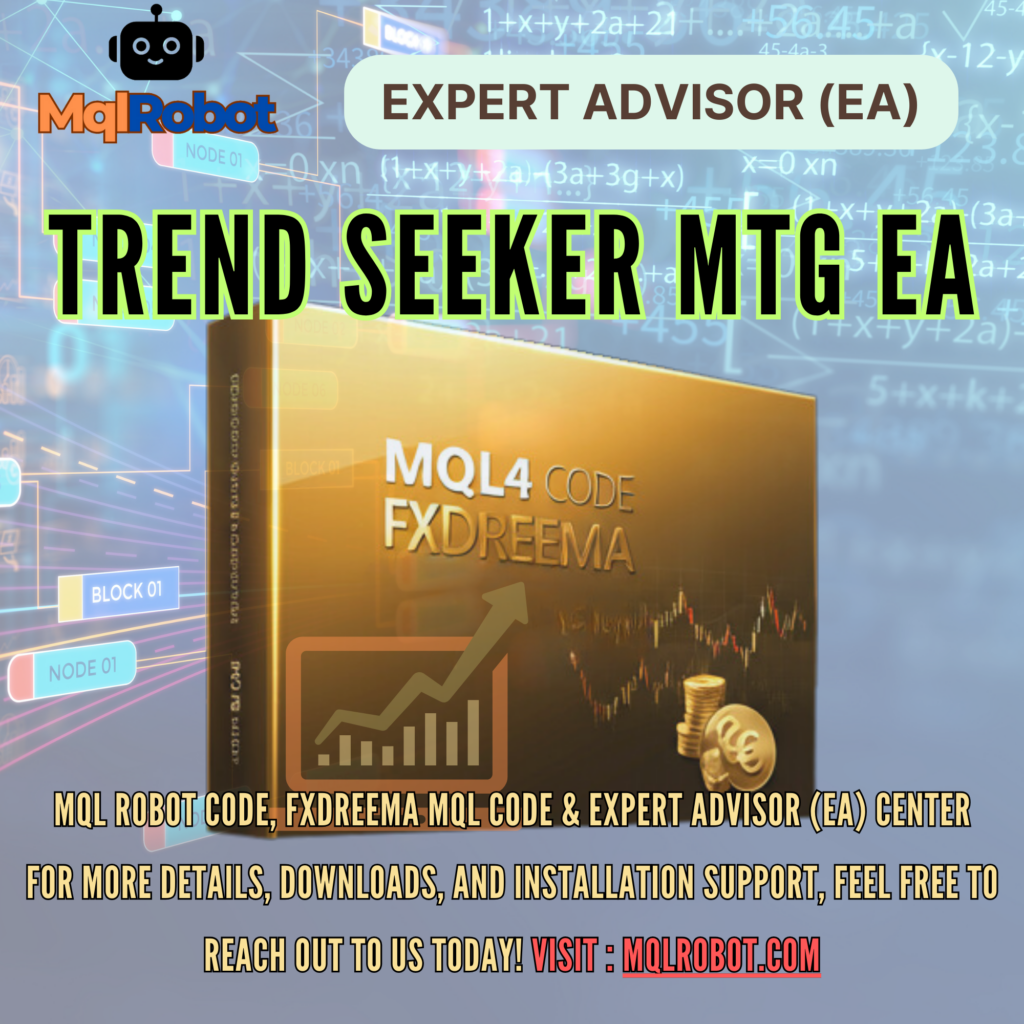 Trend Seeker MTG EA, Automated Trading, MQL4, Expert Advisor (EA), Martingale System, RSI Indicator, ADX, Autolot System, Percent Profit All, EURUSD