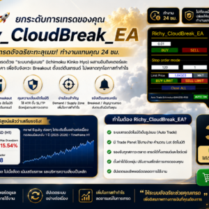 RichyCloudBreakEA, ForexEA, อีเอรันเทรนด์, ระบบเทรดตามเมฆ, เทรดอัตโนมัติ, Ichimoku, BreakoutTrading, DemandSupply